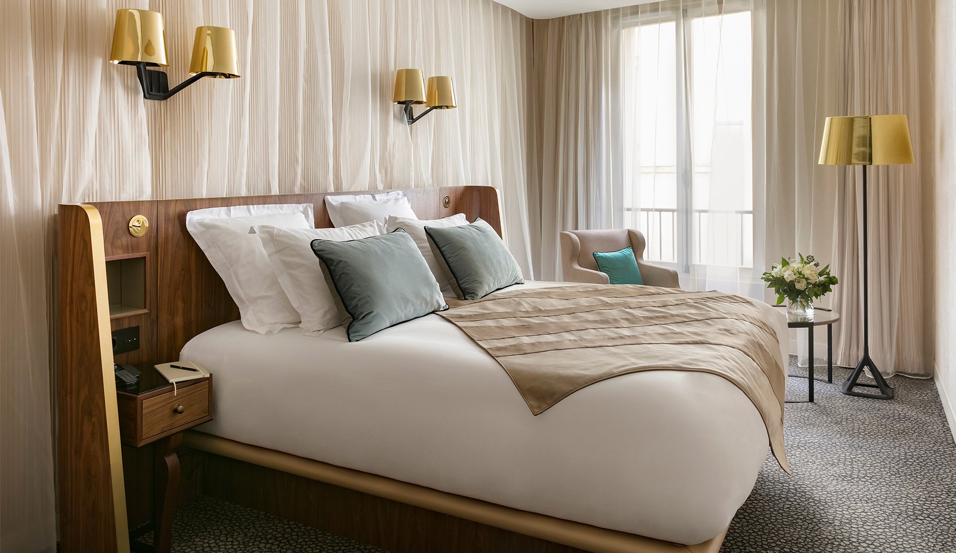 Hôtel de luxe - Maison Albar Hotels Le Pont-Neuf - 5 étoiles - chambre contemporaine